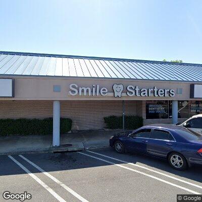 Thumbnail image of the front of a dentist office practice with the name Smile Starters which is located in Greensboro, NC