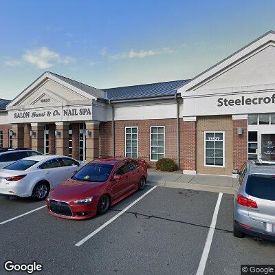 Thumbnail image of the front of a dentist office practice with the name Steele Creek Orthodontics which is located in Charlotte, NC