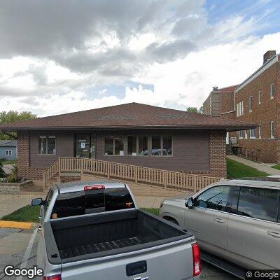 Thumbnail image of the front of a dentist office practice with the name Audubon Dental Center which is located in Audubon, IA