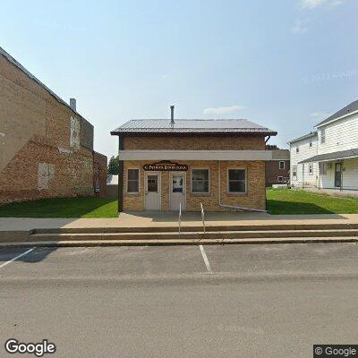 Thumbnail image of the front of a dentist office practice with the name C Patrick Henry Family Dentistry which is located in Ossian, IA