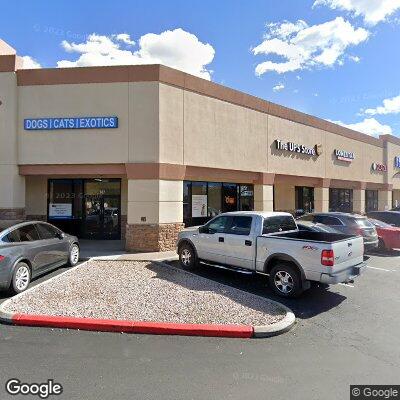 Thumbnail image of the front of a dentist office practice with the name Beckham Dental which is located in Cave Creek, AZ