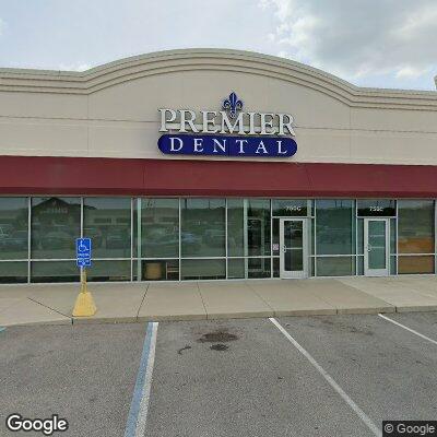 Thumbnail image of the front of a dentist office practice with the name Premier Dental which is located in Fenton, MO