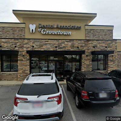 Thumbnail image of the front of a dentist office practice with the name Dental Associates of Grovetown which is located in Grovetown, GA