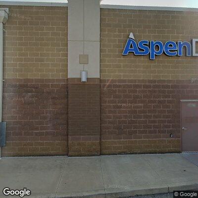 Thumbnail image of the front of a dentist office practice with the name Aspen Dental which is located in Middletown, OH