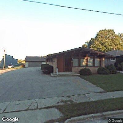 Thumbnail image of the front of a dentist office practice with the name Cedar Grove Dental Clinic which is located in Cedar Grove, WI