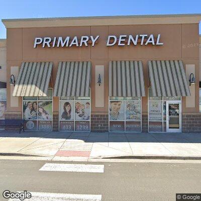 Thumbnail image of the front of a dentist office practice with the name Primary Dental which is located in Denver, CO