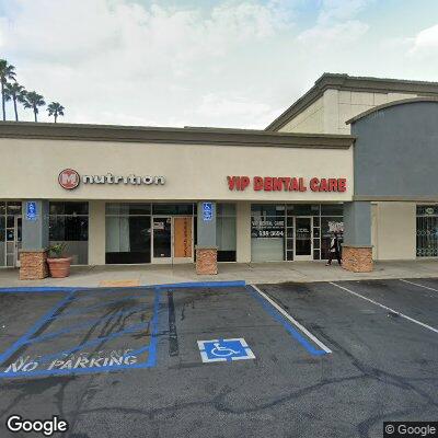 Thumbnail image of the front of a dentist office practice with the name VIP Dental Care Center which is located in Garden Grove, CA