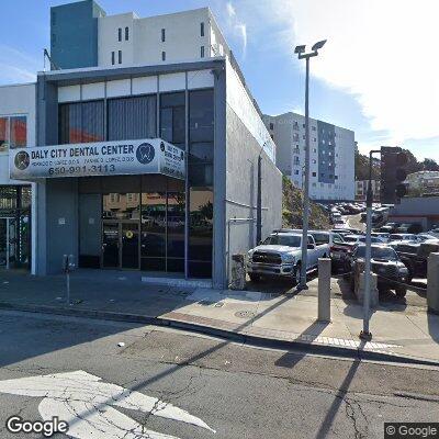 Thumbnail image of the front of a dentist office practice with the name Daly City Dental Center which is located in Daly City, CA