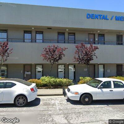 Thumbnail image of the front of a dentist office practice with the name Hillcrest Family Dental Care which is located in Daly City, CA