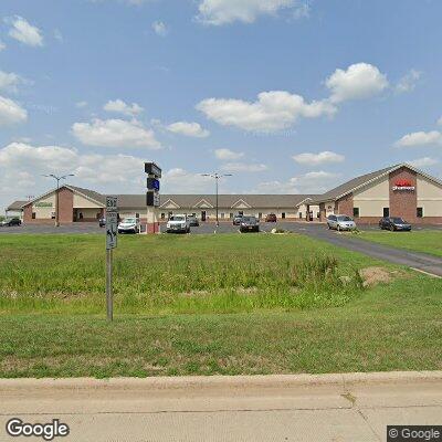 Thumbnail image of the front of a dentist office practice with the name Hartford Dental Clinic which is located in Hartford, SD