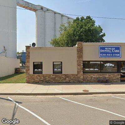 Thumbnail image of the front of a dentist office practice with the name Buhler Dental Care which is located in Buhler, KS