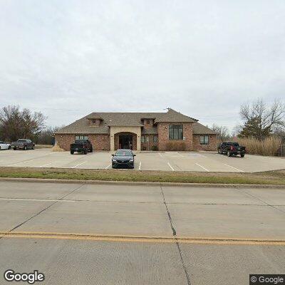 Thumbnail image of the front of a dentist office practice with the name Oklahoma Family Dentistry which is located in Tecumseh, OK