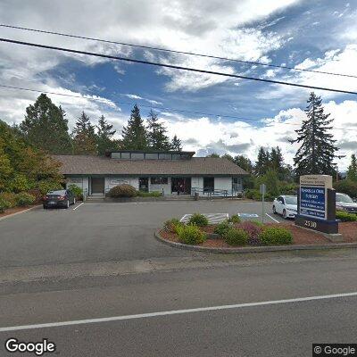 Thumbnail image of the front of a dentist office practice with the name Peninsula Oral Surgery which is located in Bremerton, WA