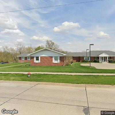 Thumbnail image of the front of a dentist office practice with the name Associated Dentists which is located in Newton, IA