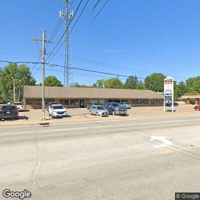 Thumbnail image of the front of a dentist office practice with the name Macomb Dental Center which is located in Macomb, IL