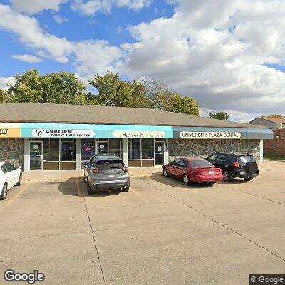 Thumbnail image of the front of a dentist office practice with the name University Plaza Dental Group which is located in Lincoln, NE