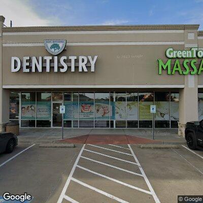 Thumbnail image of the front of a dentist office practice with the name Main Dentistry which is located in The Colony, TX