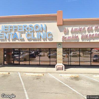 Thumbnail image of the front of a dentist office practice with the name Jefferson Dental Clinics which is located in Irving, TX