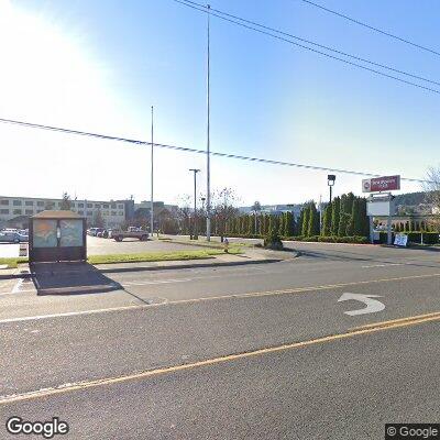 Thumbnail image of the front of a dentist office practice with the name Oral Surgery and Implant Clinic which is located in Silverdale, WA