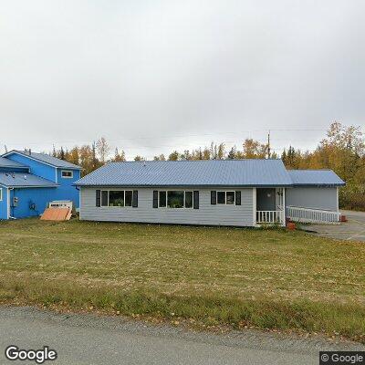 Thumbnail image of the front of a dentist office practice with the name Mann Family Dental which is located in Wasilla, AK