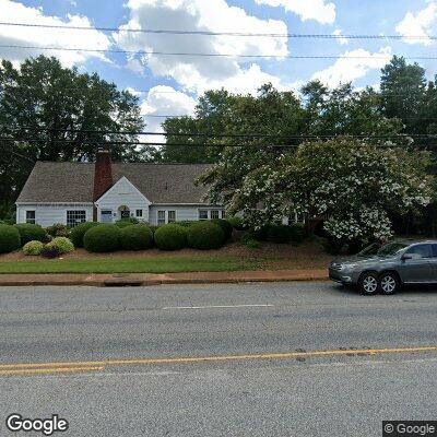 Thumbnail image of the front of a dentist office practice with the name Pelham Oaks Dental which is located in Greenville, SC