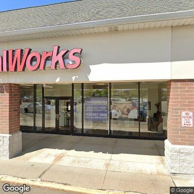 Thumbnail image of the front of a dentist office practice with the name DentalWorks which is located in Macedonia, OH