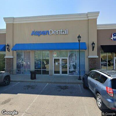 Thumbnail image of the front of a dentist office practice with the name Aspen Dental which is located in Frankfort, KY