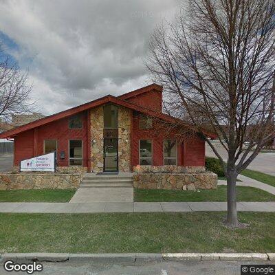 Thumbnail image of the front of a dentist office practice with the name Sandhills Pediatric Dentistry which is located in North Platte, NE