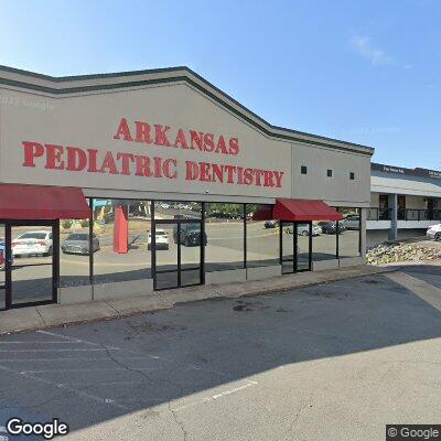 Thumbnail image of the front of a dentist office practice with the name Arkansas Dentistry Pediatric which is located in Little Rock, AR