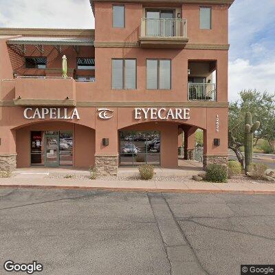 Thumbnail image of the front of a dentist office practice with the name Plaza Waterfront Dental which is located in Fountain Hills, AZ