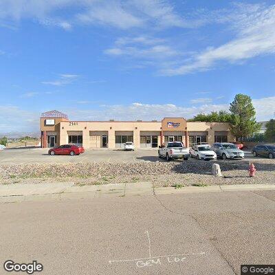 Thumbnail image of the front of a dentist office practice with the name Painted Skies Dental Center which is located in Las Cruces, NM