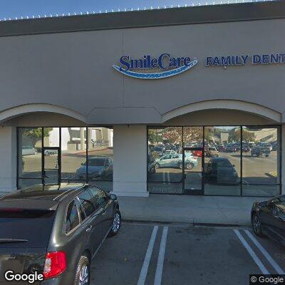 Thumbnail image of the front of a dentist office practice with the name SmileCare which is located in Montebello, CA