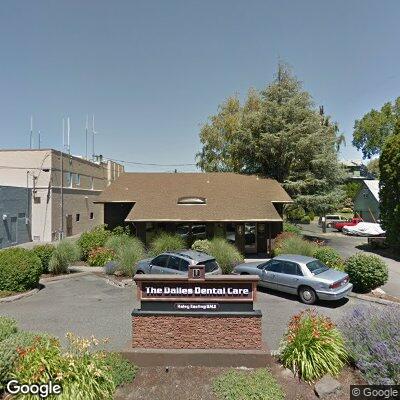 Thumbnail image of the front of a dentist office practice with the name The Dalles Dental Care which is located in The Dalles, OR