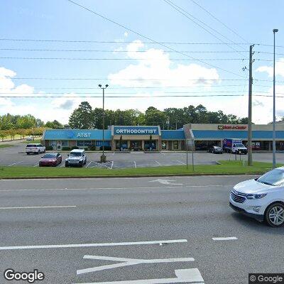 Thumbnail image of the front of a dentist office practice with the name Wood Orthodontics which is located in Andalusia, AL