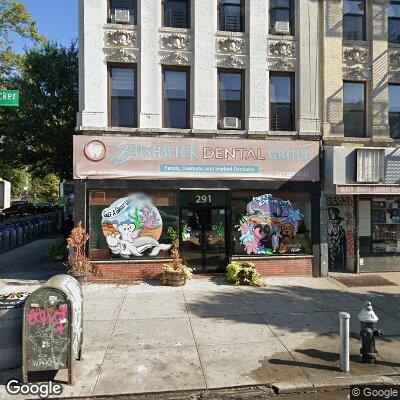 Thumbnail image of the front of a dentist office practice with the name Bushwick Dental Group, P.C. which is located in Brooklyn, NY