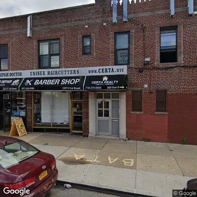 Thumbnail image of the front of a dentist office practice with the name American Smile of NYC which is located in Brooklyn, NY