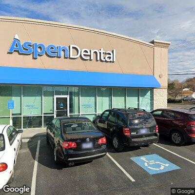 Thumbnail image of the front of a dentist office practice with the name Aspen Dental which is located in Johnson City, TN