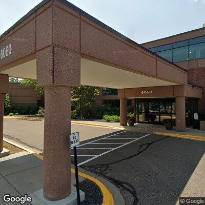 Thumbnail image of the front of a dentist office practice with the name Ovation Orthodontics which is located in Hopkins, MN