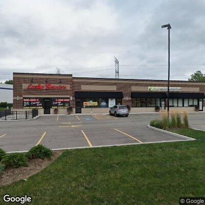 Thumbnail image of the front of a dentist office practice with the name Greenwood Dental Care which is located in Waukegan, IL