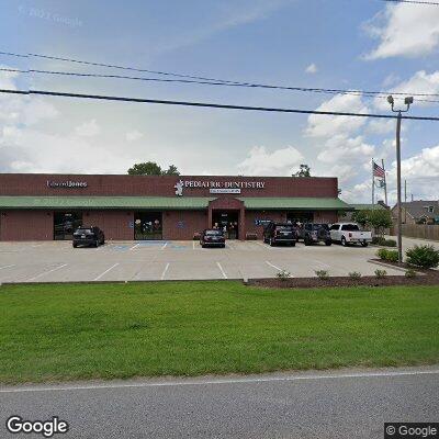 Thumbnail image of the front of a dentist office practice with the name Sanders Pediatric Dentistry which is located in Lake Charles, LA