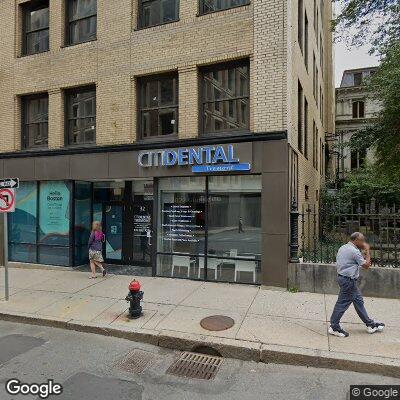 Thumbnail image of the front of a dentist office practice with the name CITIDental Tremont which is located in Boston, MA