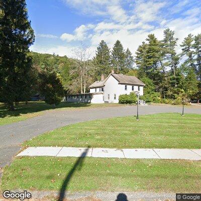 Thumbnail image of the front of a dentist office practice with the name Yarmosky Pediatric Dentistry which is located in Great Barrington, MA