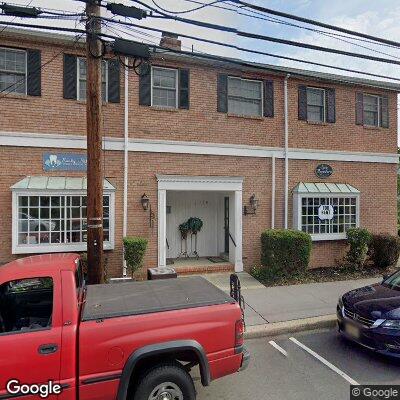 Thumbnail image of the front of a dentist office practice with the name Rocky Hill Family Dentistry which is located in Rocky Hill, NJ