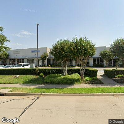 Thumbnail image of the front of a dentist office practice with the name Hebron Dental which is located in Carrollton, TX