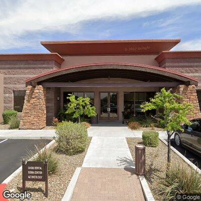 Thumbnail image of the front of a dentist office practice with the name Oasis Dentistry which is located in Peoria, AZ