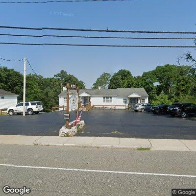 Thumbnail image of the front of a dentist office practice with the name Steinhof Dental Clinic which is located in Fall River, MA