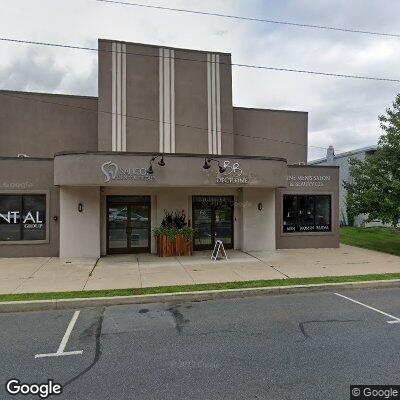 Thumbnail image of the front of a dentist office practice with the name Saucon Dental Group which is located in Hellertown, PA