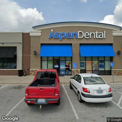 Thumbnail image of the front of a dentist office practice with the name Aspen Dental which is located in Louisville, KY