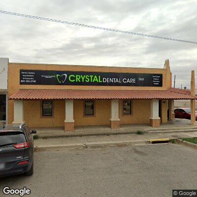 Thumbnail image of the front of a dentist office practice with the name Crystal Dental Care P which is located in Crystal City, TX