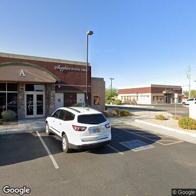 Thumbnail image of the front of a dentist office practice with the name Sapphire Dental Care which is located in Litchfield Park, AZ